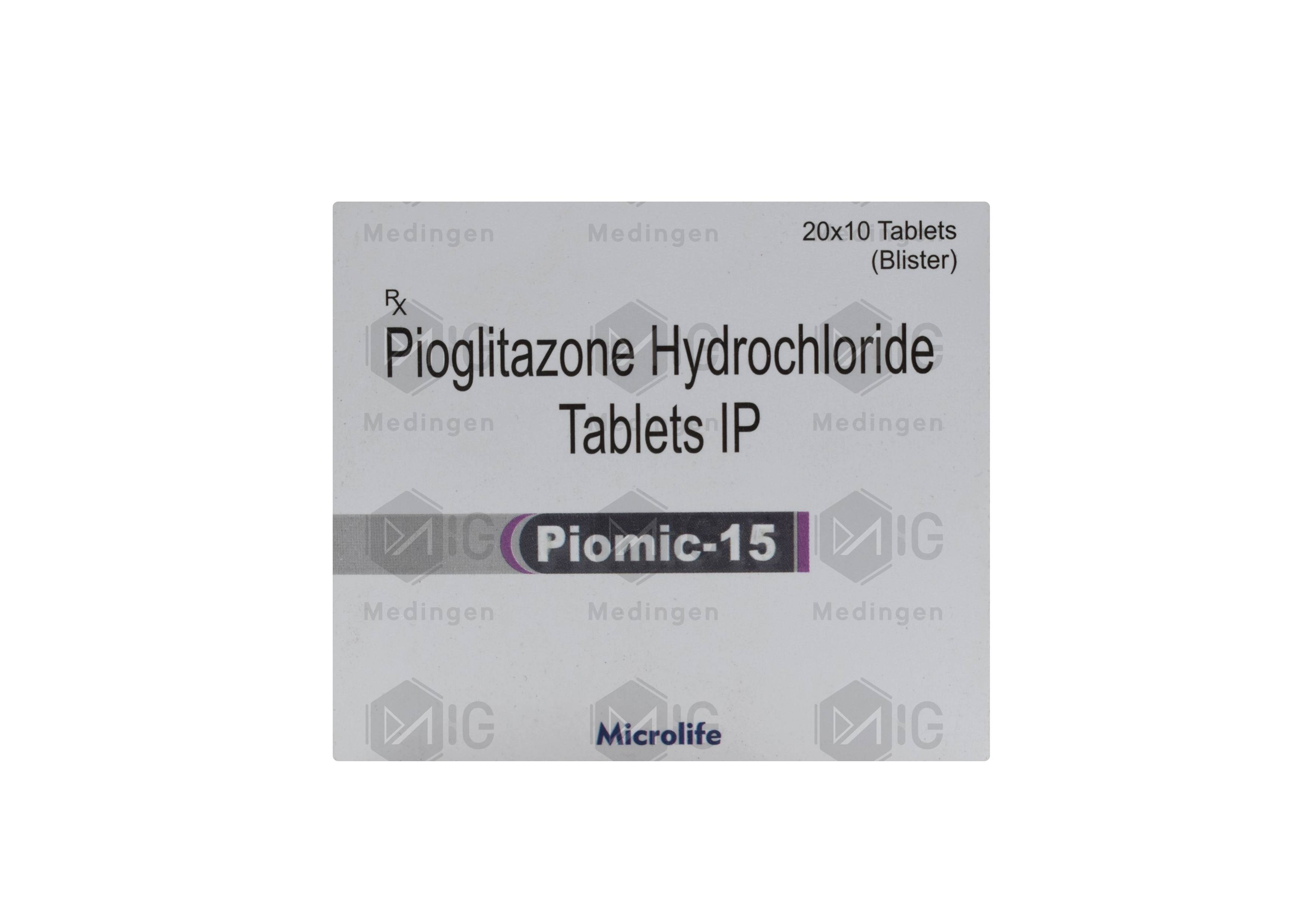 PIOMIC 15MG